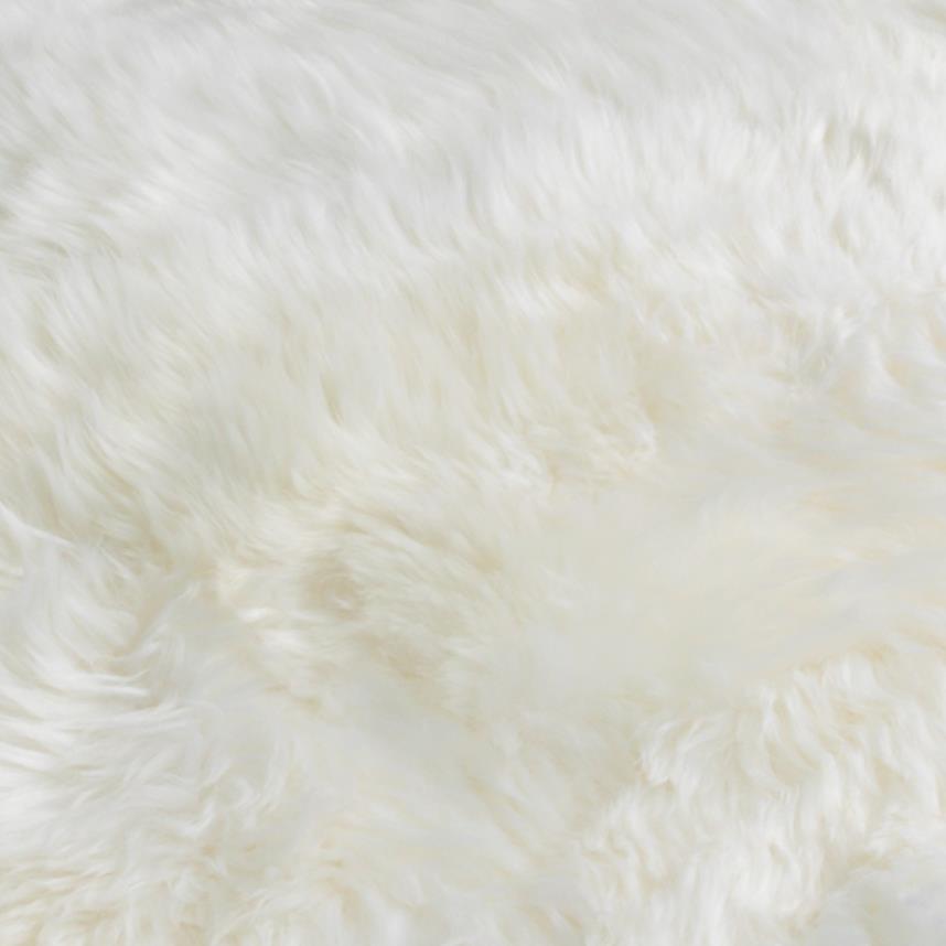 Double Natural White Sheepskin Rug – Rainhall
